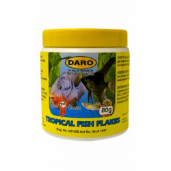 Daro Tropical Fish Flake Food 80g